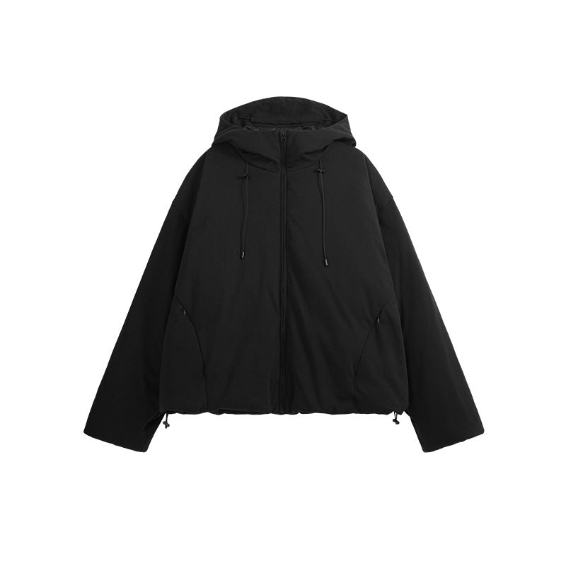 Profile 90 Velvet Solid Color Hooded Jacket down Jacket